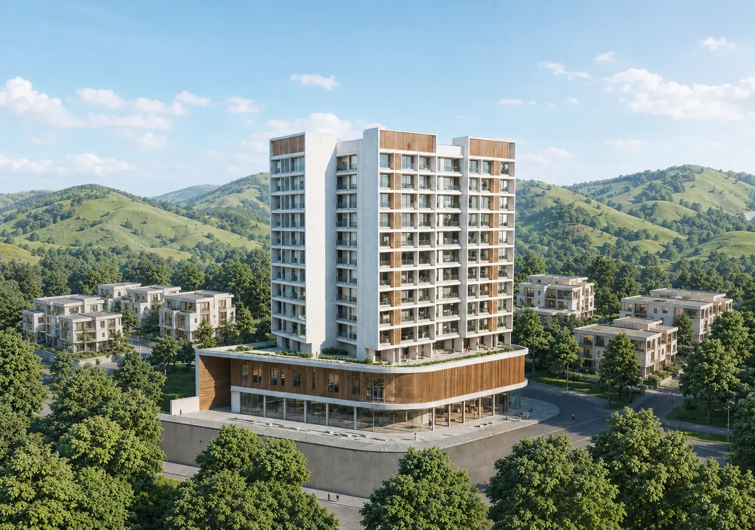 Emerald Horizons Architectural Front Elevation